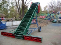 Транспортёр, погрузчик, конвейер скребковый